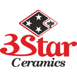 3 Star Ceramics Logo Vector SVG and Transparent PNG logo