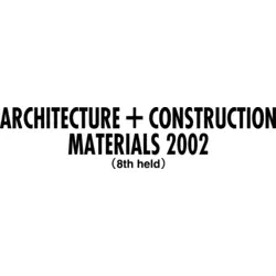 Architecture + Construction Materials 2002 Logo Vector SVG and Transparent PNG logo