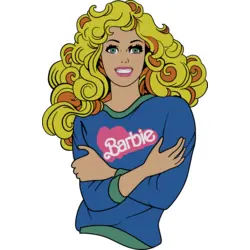 Barbie 1980s Logo Vector SVG and Transparent PNG logo