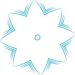 BLUE STAR ELEMENT Logo PNG Vector logo