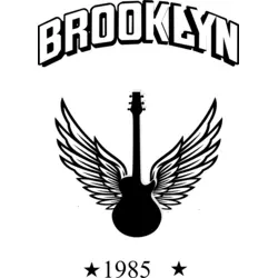 Brooklyn 1985 Rock Band Logo PNG Vector logo