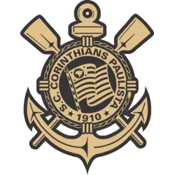 Corinthians Preto e Dourado Logo PNG Vector logo