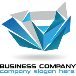 Creative blue style business Logo PNG Vector logo