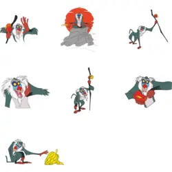 Disney's Rafiki Logo PNG Vector logo