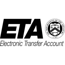 ETA US Treasury Electronic Transfer Account Logo PNG Vector logo