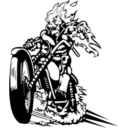 Ghost Rider Logo PNG Vector logo