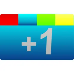 Google +1 button Logo PNG Vector logo