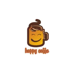 Happy Coffe Logo Vector SVG and Transparent PNG logo