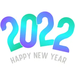 Happy New Year 2022 Logo PNG Vector logo
