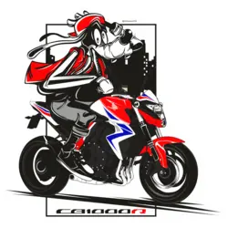 honda cb1000r cachorro loko Logo Vector SVG and Transparent PNG logo