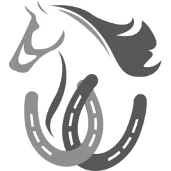 horse with shoe Logo PNG Vector logo