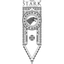 House Stark Logo PNG Vector logo