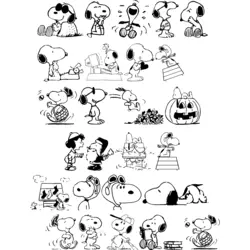 iconos de snoopy Logo PNG Vector logo