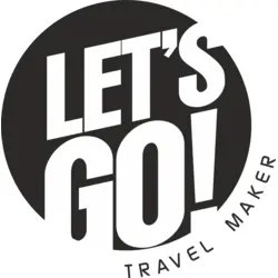 LET?S GO! Travel Maker Logo Vector SVG and Transparent PNG logo