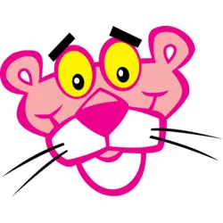 pantera cor de rosa Logo PNG Vector logo