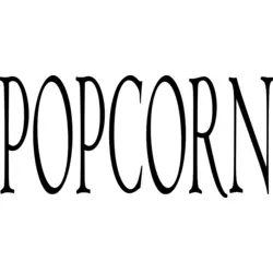 Popcorn Logo PNG Vector logo