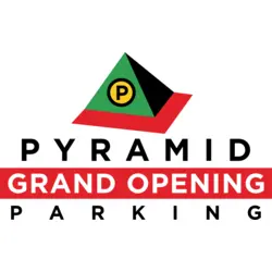Pyramid Grand Opening Parking Logo Vector SVG and Transparent PNG logo