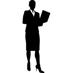 Silhouette Woman Logo PNG Vector logo