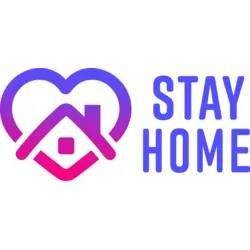 Stay Home Logo Vector SVG and Transparent PNG logo