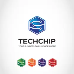 Techchip Logo PNG Vector logo