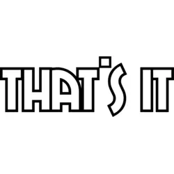 That's it Club Logo Vector SVG and Transparent PNG logo