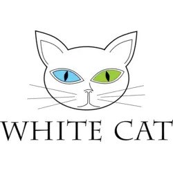 White Cat Logo Vector SVG and Transparent PNG logo