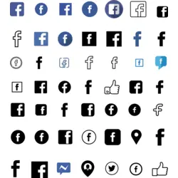 50 Facebook Icons Logo PNG Vector logo
