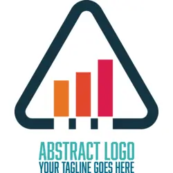 Abstract triangle Logo PNG Vector logo