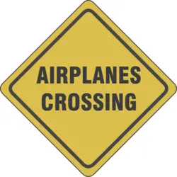 Airplains crossing Logo PNG Vector logo