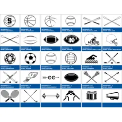 all sports equipment Logo PNG Vector logo