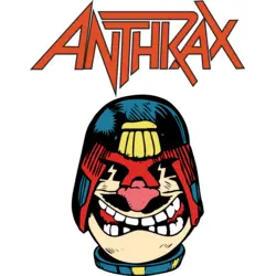 Anthrax Judge Dredd Not Man Logo PNG Vector logo