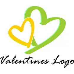 Art Valentines Heart Logo PNG Vector logo