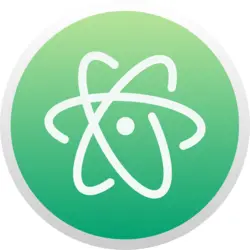 Atom Logo PNG Vector logo
