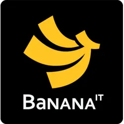 Banana IT Logo PNG Vector logo