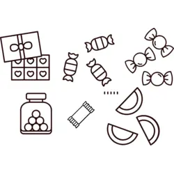 Chocolate And Confectionery Logo PNG Vector logo