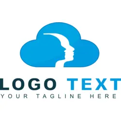 Cloud and people Logo PNG Vector logo