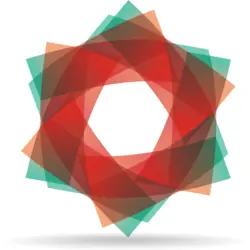 COLORFUL STAR SHAPE Logo PNG Vector logo