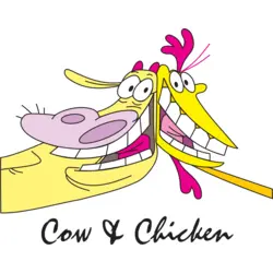 Cow & Chicken Logo PNG Vector logo