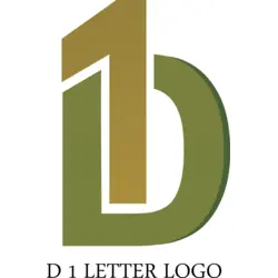 D1 Letter Logo PNG Vector logo