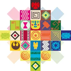 Escudo Cruz Chakana Logo PNG Vector logo