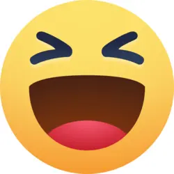 Facebook Reaction: Haha Logo PNG Vector logo