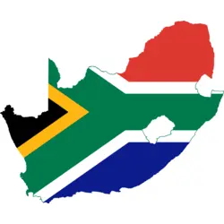 Flag map of South Africa Logo PNG Vector logo