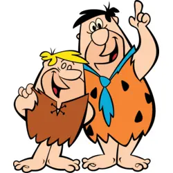 Fred Flintstone & Barney Rubble Logo PNG Vector logo