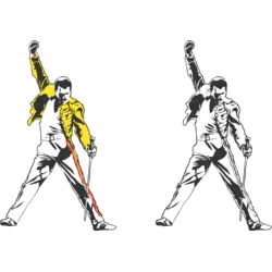Freddie Mercury tribute Logo PNG Vector logo