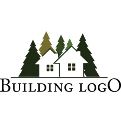 Green House Design Logo PNG Vector logo