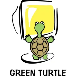 Green Turtle Logo PNG Vector logo