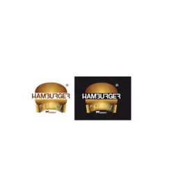 Hamburger Gourmet Logo PNG Vector logo