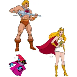 He-Man & She-Ra Logo PNG Vector logo