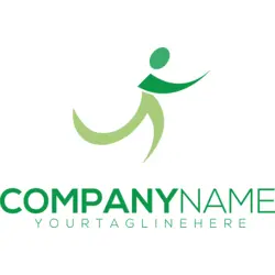 Healthy Human Running Logo PNG Vector logo