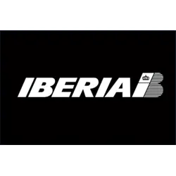 Iberia Airlines Negative Horizontal Logo PNG Vector logo